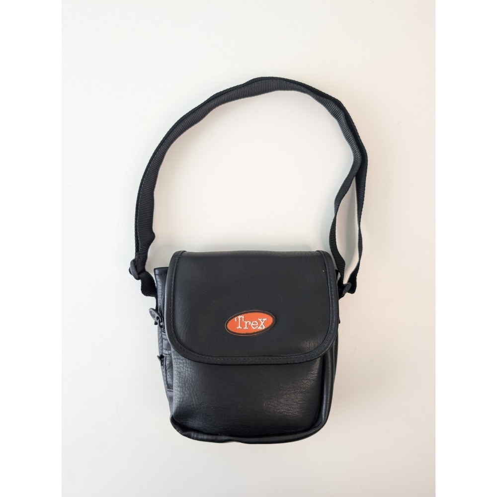 Trex Mini Black Handbag with Faux Leather